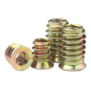 Écrous à ressort M4 M5 M6 M8, écrous en T à encastrer pour profilé d'extrusion en aluminium à fente de 6 mm, séries 20020 3030 4040, revêtement en zinc - Product Image 2