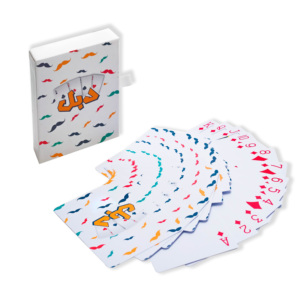 Arabia Saudita Kuwait <span class=keywords><strong>Qatar</strong></span> europeo impermeable personalizado Logo tarjetas Poker 100% plástico naipes - Product Image 1