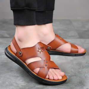 รองเท้าแตะผู้ชายแฟชั่นฤดูร้อน รองเท้าลำลอง<span class=keywords><strong>ชาย</strong></span>หาด รองเท้าสวมสบายสำหรับเดินเล่นกลางแจ้ง รองเท้าธุรกิจผู้<span class=keywords><strong>ชาย</strong></span> รองเท้าสไลด์ ดรอปชิปปิ้ง - Product Image 4