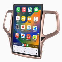 Reproductor de DVD para Auto de 14.4'' con Pantalla Táctil Android, Radio, Navegación GPS y Carplay para Jeep Grand Cherokee 2009-2013 y 2014-2020