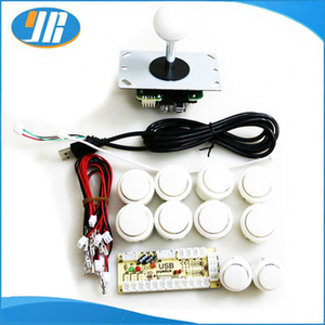 Encodeur USB professionnel à 5 broches, kit de manette d'arcade DIY avec joystick et boutons Sanwa pour <span class=keywords><strong>jeux</strong></span> d'arcade à pièces sur <span class=keywords><strong>PC</strong></span> - Product Image 1