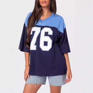 Camiseta de Fútbol Americano con Estampado de Bandera Estadounidense, Estilo Urbano, Transpirable, de Secado Rápido, Antibacteriana, Talla Grande, Manga Corta para Hombre - Product Image 2