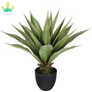 Planta suculenta <span class=keywords><strong>de</strong></span> Agave Artificial <span class=keywords><strong>en</strong></span> maceta negra, <span class=keywords><strong>plantas</strong></span> tropicales para el hogar, oficina, porche, escritorio, habitación, cocina, oficina, <span class=keywords><strong>decoración</strong></span> <span class=keywords><strong>de</strong></span> jardín - Product Image 4