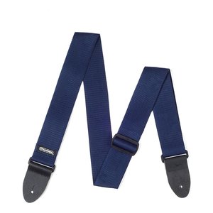 Sangle de guitare personnalisée avec logo, bleu marine, D0701NV, accessoires pour guitare classique et basse - Product Image 2