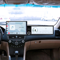 Écran ZWNAV 13,1 + 12,3 pouces pour Honda Accord 2004-2007, Android 13, Carplay, unité principale DSP, GPS, autoradio multimédia, stéréo OEM