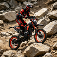 X1 Spark M Moto tout-terrain électrique sans balais 4500W, vitesse 50 MPH, double suspension, autonomie >60 km, VTT tout-terrain