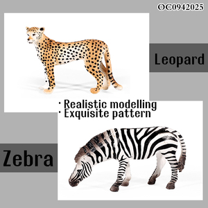 6 Stuks Doen Alsof Spelen Simulatie Model Plastic Bos Dierentuin Dier Set Speelgoed Voor Kinderen - Product Image 4