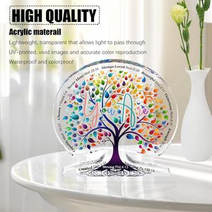 ของขวัญคริสเตียนที่ไม่เหมือนใครสำหรับผู้หญิง ของขวัญทางศาสนาต้นไม้แห่งชีวิต สำหรับคุณแม่ เพื่อน เพื่อนร่วมงาน ของขวัญให้กำลังใจ - Product Image 2