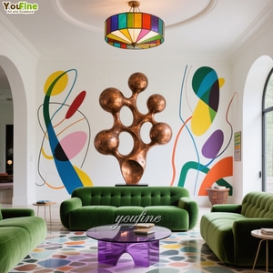 Tác phẩm nghệ thuật trừu tượng hiện đại đương đại Đồng trong nhà Tượng nghệ thuật hiện đại - Product Image 3