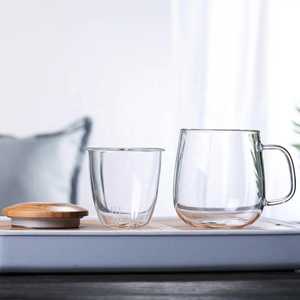 300ml / 500ml di vetro infusore di tè tazze con filtro e coperchio di bambù resistenza al calore in vetro tazze da tè <span class=keywords><strong>per</strong></span> foglie sciolte - Product Image 6