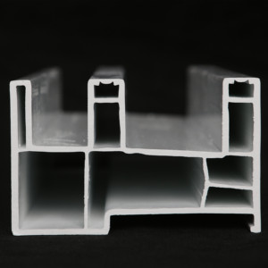80Mm Series Pvc หน้าต่างบานเลื่อน Upvc Profile แผ่นตาข่ายยุง - Product Image 3