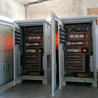 Ensemble complet d'automatisation de cabinet de commande PLC, démarreur progressif programmable sans fil en acier inoxydable