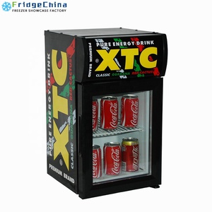 Mini 68L kim loại hiển thị tủ lạnh duy nhất-nhiệt độ lạnh Showcase cơ khí cho cửa hàng tiện lợi sử dụng có thể điều chỉnh kệ - Product Image 6