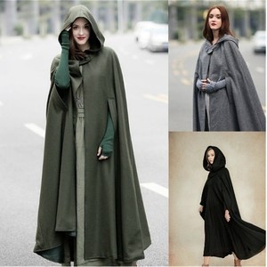 Jubah Berkerudung Gotik Abad Pertengahan Mantel Tipis Wanita Jubah Setan Vampir Ecowalson Permainan Peran Mode Jubah Lengan Panjang Retro - Product Image 4