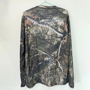 T-shirt de <span class=keywords><strong>chasse</strong></span> d'été à manches longues pour hommes-T-shirt en polyester-Chemises de <span class=keywords><strong>chasse</strong></span> de camouflage en chêne-Vêtements de <span class=keywords><strong>chasse</strong></span> d'été-Camo - Product Image 2