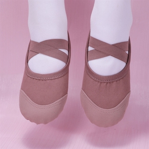 Zapatillas <span class=keywords><strong>de</strong></span> Ballet Clásico Chino para Invierno, con Puntas <span class=keywords><strong>de</strong></span> Cuero Morandi Morado y Suela Suave - Product Image 4