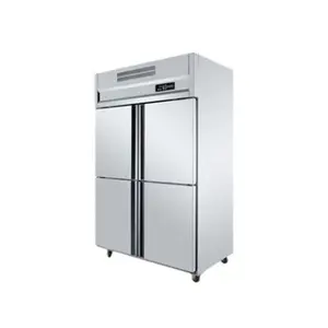 small commercial two three 3 door kitchen fridge and freezer for groceries drinks