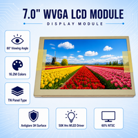 AUO G070VW01 V0 7 Zoll WVGA TFT LCD Modul 800x480 LVDS 400cd/m2 TN Industrielles LCD-Panel Weitbereichstemperatur -30~85°C