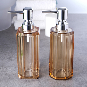 Acrylic Trong Suốt Chất Lỏng Xà Phòng Dispenser Chai Gel Tắm Dầu Gội Dispenser Container Phụ Kiện Phòng Tắm - Product Image 1