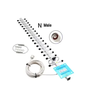 Wholesale N male connector 15dBi FM 1710-2170MHz GSM 3G Outdoor Wifi Yagi Antenna for Cell Phone Signal Booster