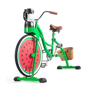 Spremiagrumi per bicicletta stazionario EXI Commercial Green Cycling Machine fabbricazione frullatore per esercizi monociclo