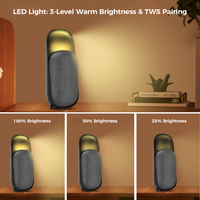 Speaker White Noise dengan Lampu Malam LED, Baterai 1200mAh, Mesin Suara Tidur Nirkabel untuk Rumah, Kantor, dan Meja Kerja