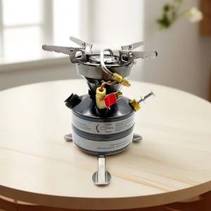 Réchaud de camping intégré alimenté Cuisinière extérieure résistante au vent pour les pique-niques et le camping à haute altitude Réchaud à huile <span class=keywords><strong>portable</strong></span> - Product Image 2