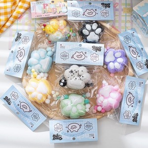 Jouet en forme de patte d'ours TPR Cat Paw Taba, doux, unique, à récupération lente, amusant à presser, cadeau pour enfants, personnalisable avec carte - Product Image 6