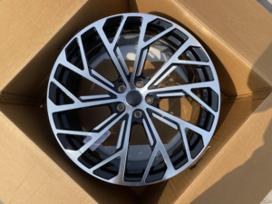 Ruedas forjadas de aleación de aluminio Acabado superficial mecanizado negro brillante en stock 9.5JX21 5*112 para <span class=keywords><strong>Audi</strong></span> S8L S7 A6L A8L <span class=keywords><strong>A7L</strong></span> Q7 - Product Image 4