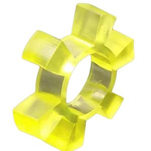 Poliuretano hexágono almofada flexível acoplamento anel de borracha hexágono T encosto pino contra roda almofada de borracha - Product Image 4