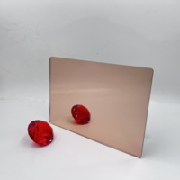 Vente en gros de feuilles d'acrylique miroir argentées, dorées, roses et violettes de 4 pieds sur 8 pieds, feuilles de miroir en plastique