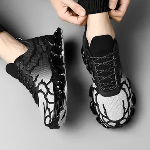 NTF Sneakers da <span class=keywords><strong>Uomo</strong></span> di Lusso, Scarpe Casual da Ginnastica <span class=keywords><strong>Off</strong></span>-<span class=keywords><strong>White</strong></span>, Mocassini alla Moda per la Corsa - Product Image 6