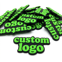 Patch thermocollant en silicone 3D en relief de 1 à 3 mm, certifié OEKO-TEX, couleur néon vibrante, badges en caoutchouc souple 100 % personnalisables pour vêtements