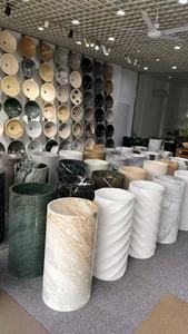 Lavabos et vasques sur pied en marbre noir Marquina poli, lavabo <span class=keywords><strong>de</strong></span> salle <span class=keywords><strong>de</strong></span> bain moderne autoportant - Product Image 4