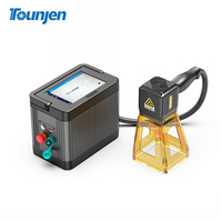 Pistolet de marquage laser à fibre portable avec tête légère pour les pièces difficiles d'accès, les soudures et les espaces étroits