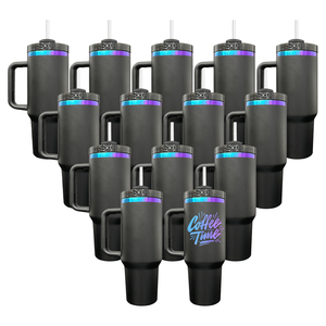 Gobelet plaqué bleu violet pour l'extérieur Tasses de voyage Gobelet <span class=keywords><strong>Chroma</strong></span> 40oz avec plaqué bleu violet ombré pour la gravure au laser - Product Image 1