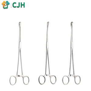 सीजे पशु चिकित्सा उपकरण किट सर्जिकल कैंची चिकित्सा ग्रेड स्टेनलेस स्टील क्लैम्पिंग स्पंज जर्मन मानक बड़े - Product Image 4