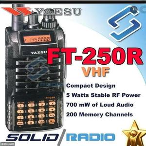 Transceptor VHF FM Yaesu FT-250R/E, Radio Portátil con Pantalla LCD y Batería Recargable - Product Image 2