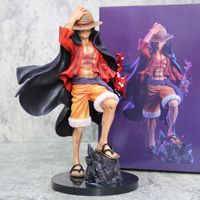 Figura DE ACCIÓN DE 24cm de calidad original de PVC Luffy O Four Emperors, modelo de figura DE ACCIÓN DE Anime-Monkey D. Luffy