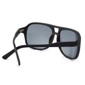 Gafas de Sol Polarizadas Hechas a Mano con Armazón de Acetato de Doble <span class=keywords><strong>Puente</strong></span>, Retro, Unisex, OEM, Personalizadas, de Alta Calidad, Fabricante, Venta al por Mayor - Product Image 5