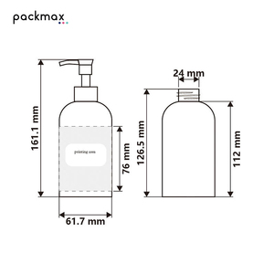250ml White Frosted PET Pump Sprayer Bottle Cylinder Shape for Body Lotion <b>Shower</b> Gel-High End Empty Skincare Lotion Container - Product Image 4