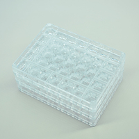 Plateau de service en acrylique de qualité supérieure, adapté à 35 interrupteurs de clavier GATERON personnalisés transparents