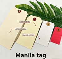 Étiquette personnalisée écologique et durable en papier kraft, autocollant adhésif renforcé double face avec anneau, 6*12cm, pour bagages et cartes d'embarquement