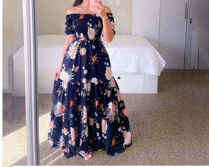 Vestido Largo Floral de Verano para Mujer, Ropa Casual, Vestidos Maxi, Envío Aleatorio - Product Image 5