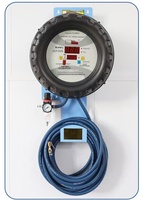 Tire Inflator with LED Display Tire Pressure Monitor & Emergency Light Metal Construction 220V 50/60Hz 1 Year Warranty Model Q3