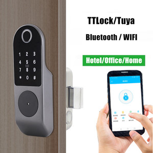 กุญแจล็อคประตูอัจฉริยะแบบไร้สายรุ่นใหม่ พร้อมระบบสแกนลายนิ้วมือ RFID และ WIFI รองรับแอป <span class=keywords><strong>TTLock</strong></span> หรือ Tuya - Product Image 2