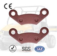 Plaquettes de frein à disque frittées avant côte à côte pour John Deere Gator HPX XUV 620i 625i 825i essence 850 855 Diesel JCB Workmax
