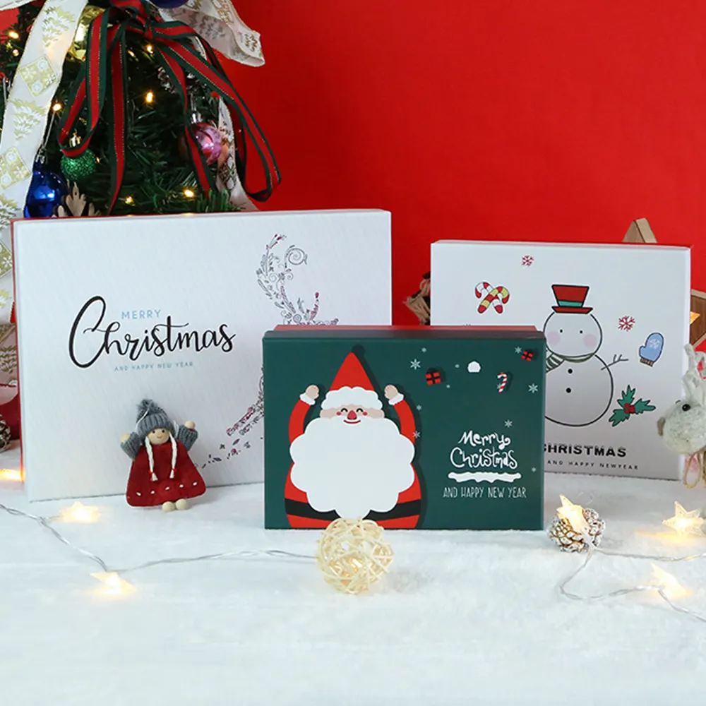 Laminierte billige benutzer definierte Logo gedruckt Versand Pappkartons Tee Geschenk Kaffee Kekse Verpackung Box chinesische Verpackung Weihnachten