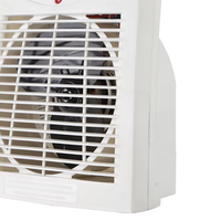 Pengatur waktu 24 jam 1000/2000W, pemanas kipas listrik dengan pilihan angin dingin/hangat/panas