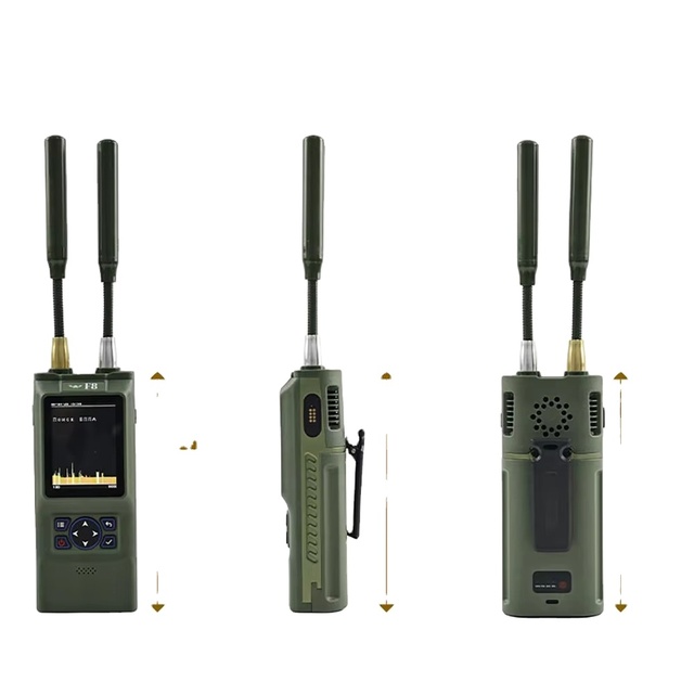 ZKKJ Middle 07 Drone Portable Handheld Remote Control Detector FPV Video Interception System 3KM Detection Range Water Resistant